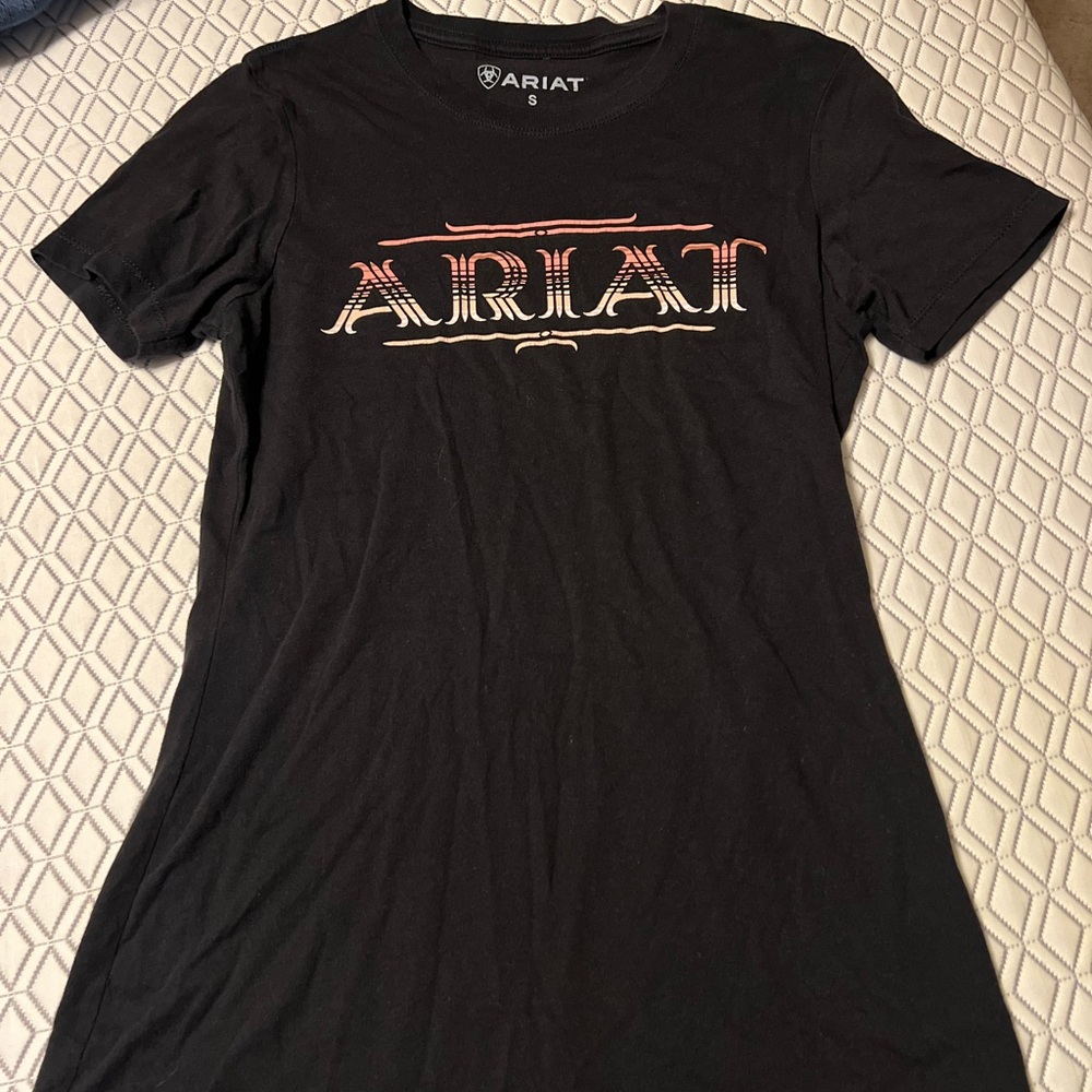 Ariat Black Tee with Graphic Logo